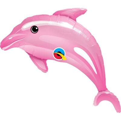 Delightful Pink Dolphin Mini Shape 14in Each