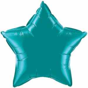 Star Foil Teal 50cm Unpackaged Each