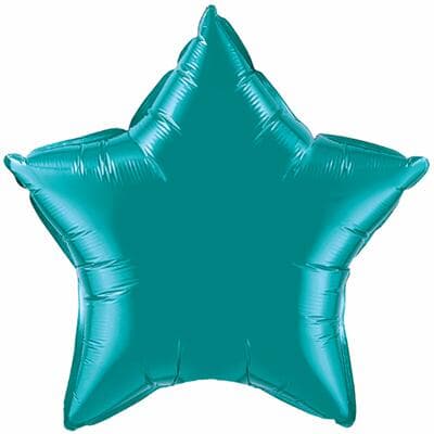 Star Foil Teal 50cm Unpackaged Each