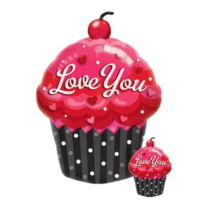 Q40143.jpg Love You Cupcake 88cm Each