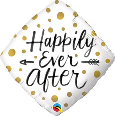 Happily Ever After Gold Dots 45cm Each