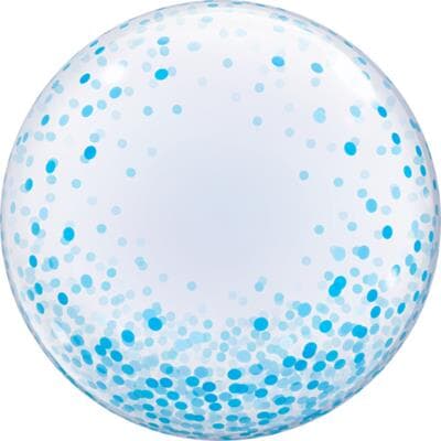 Deco Bubble Blue Confetti Dots 60cm -24in Each