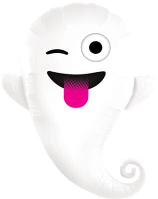 Q58145.jpg Qualatex Foil Emoiticon Ghost 86cm Each
