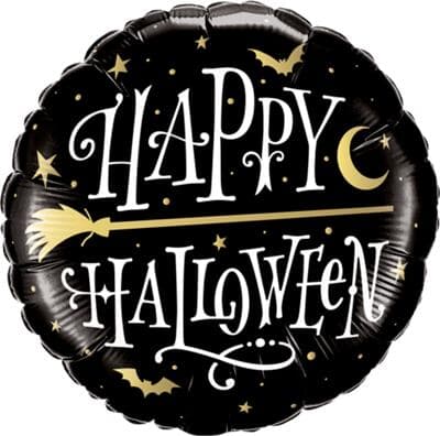 Qualatex Halloween Golden Broomstick 45cm Each
