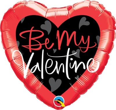 45cm HEART BE MY VALENTINE SCRIPT Each