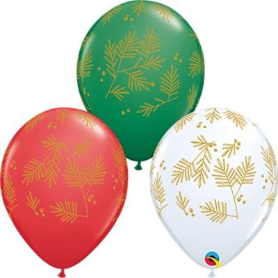 Qualatex Balloons Contemporary Evergreen Asst 28cm Bag(50)