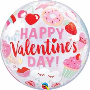 SINGLE BUBBLE EVERYTHING VALENTINE'S 55cm Each