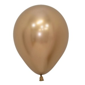Reflex gold Sempertex Reflex Gold Latex Balloons 5in (12cm) Bag(50)