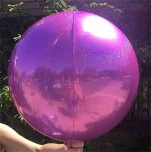 Prismatic Sphere 40cm Magenta Unpackaged Pack(2)