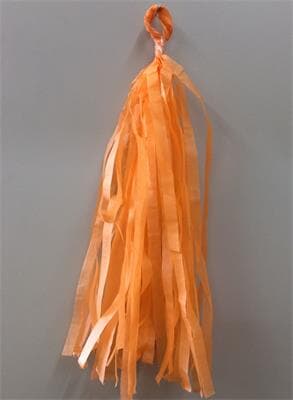 Tassels Quality Tissue 30cm Light Orange Pre-Cut Pack 15 Pack(15)