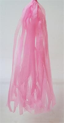 Tassels Quality Tissue 30cm Light Pink Pre-Cut Pack15 Pack(15)