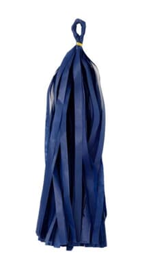 Tissue Tassel 35cm Dark Blue 5 Pack Pack(5)
