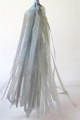Tassels Quality Tissue 30cm Silver Pre-Cut Pack 15 Pack(15)