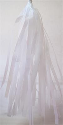 Tassels Quality Tissue 30cm White Pre-Cut Pack 15 Pack(15)