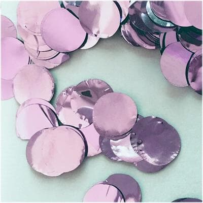 Confetti Metallic 1cm circles Light Pink 250 grams Gram(s)(250)