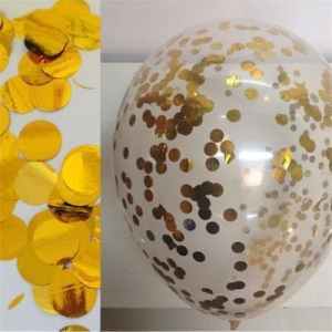 Confetti Metallic 1cm circles Gold 500 gram Gram(s)(500)