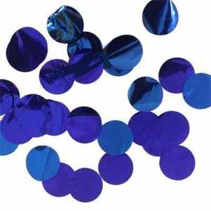 Confetti Metallic 3cm circles Blue 500 grams Gram(s)(500)