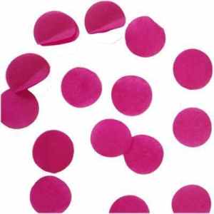 Confetti Metallic 3cm circles Hot Pink 500 grams Gram(s)(500)