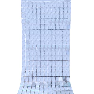 sdc-lbl.jpg Foil backdrop / door curtain squares Light Blue 1 meter x 2 meter Each