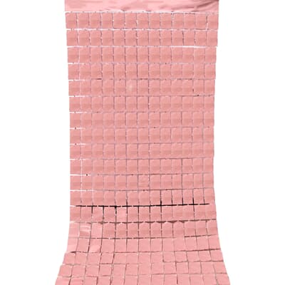 sdc-rg.jpg Foil back drop / door curtain squares Rose Gold 1 meter x 2 meter Each