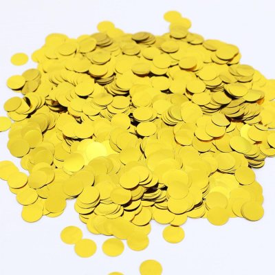 Confetti Metallic Gold 3cm 200 grams