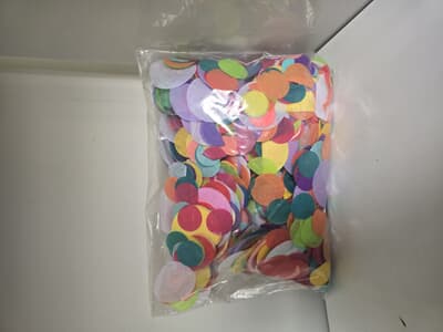 Oaktree 2cm Paper Confetti Mixed colours 100grams Gram(s)(100)