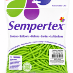Sempertex Fashion Lime Green 160 Modelling Balloon 100pk Bag